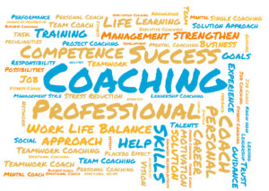 54924551 - coaching word cloud on white background